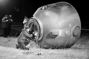 la capsula di rientro di shenzhou N8