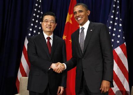 Hu Jintao e Barack Obama al vertice di Honolulu