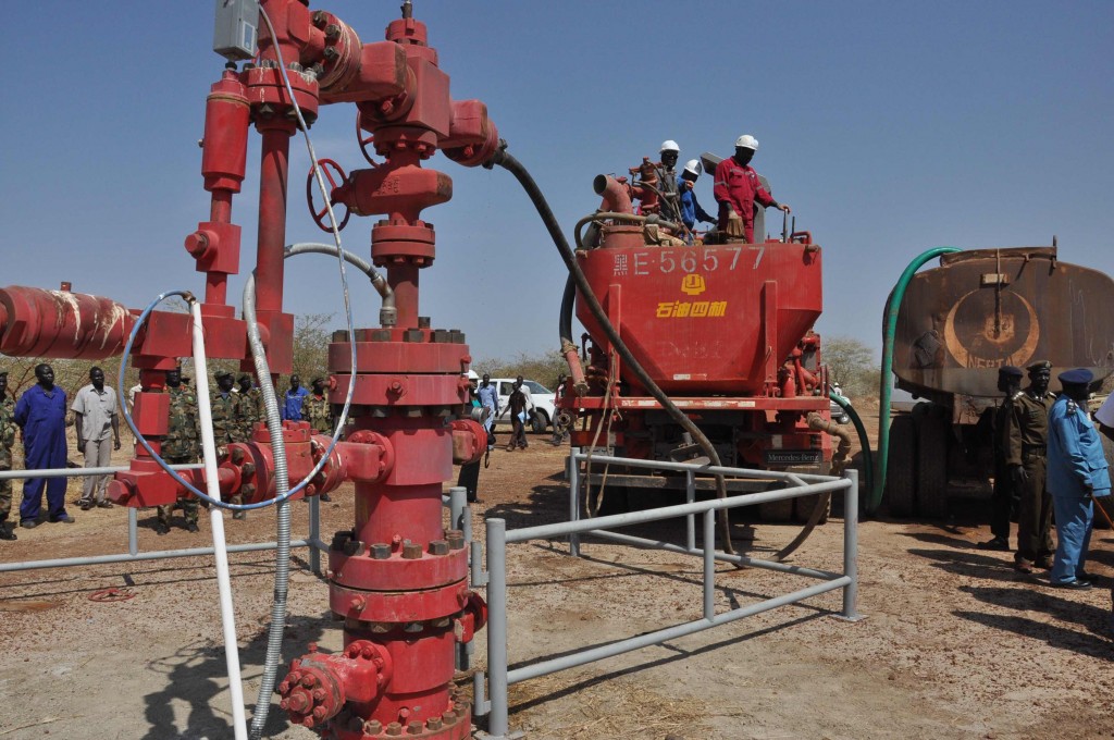 Impianto di estrazione petrolifera in Sudan