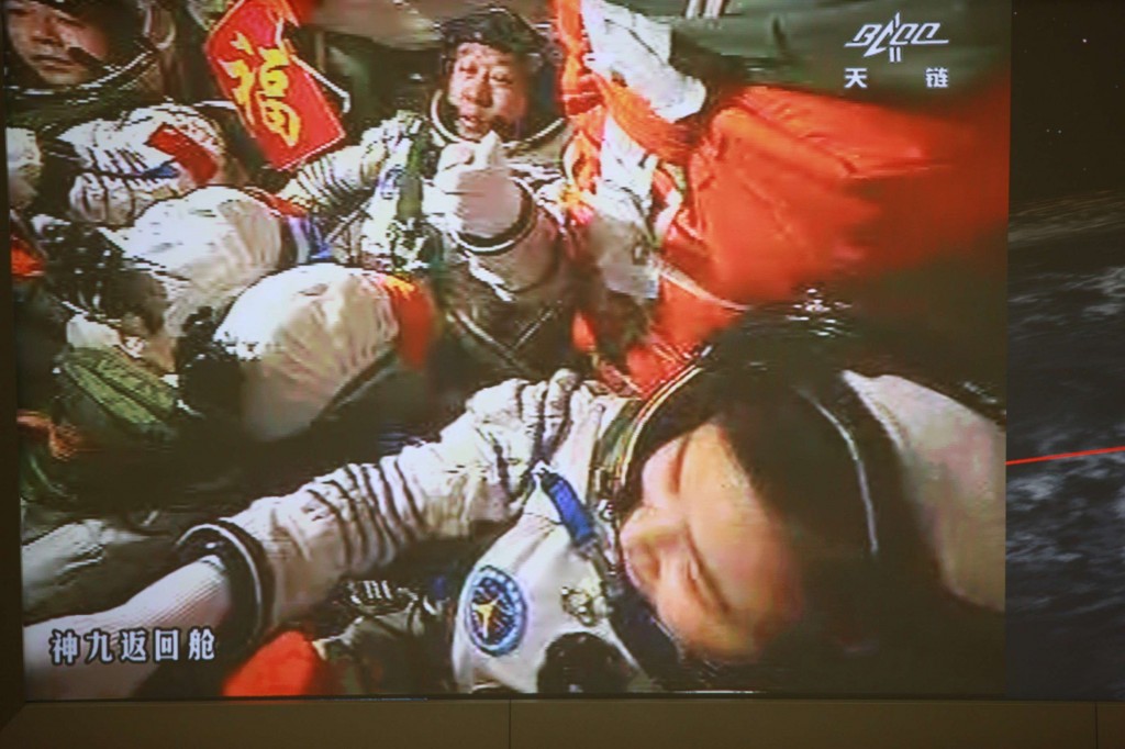 L’equipaggio della Shenzhou-9
