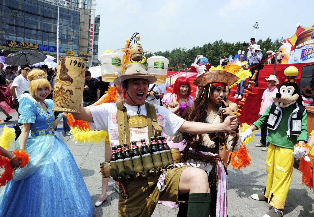 L’inaugurazione della Festa della birra di Harbin