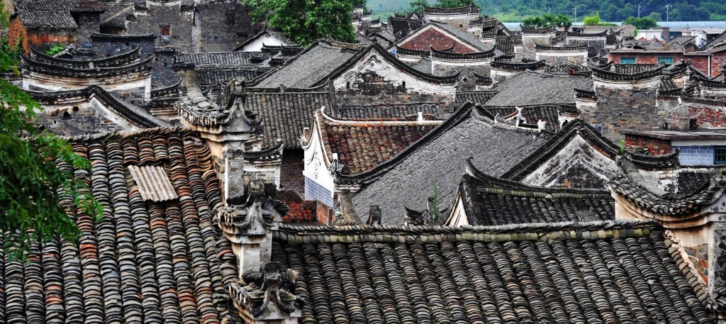 Il labirinto di tetti del villaggio Banliang