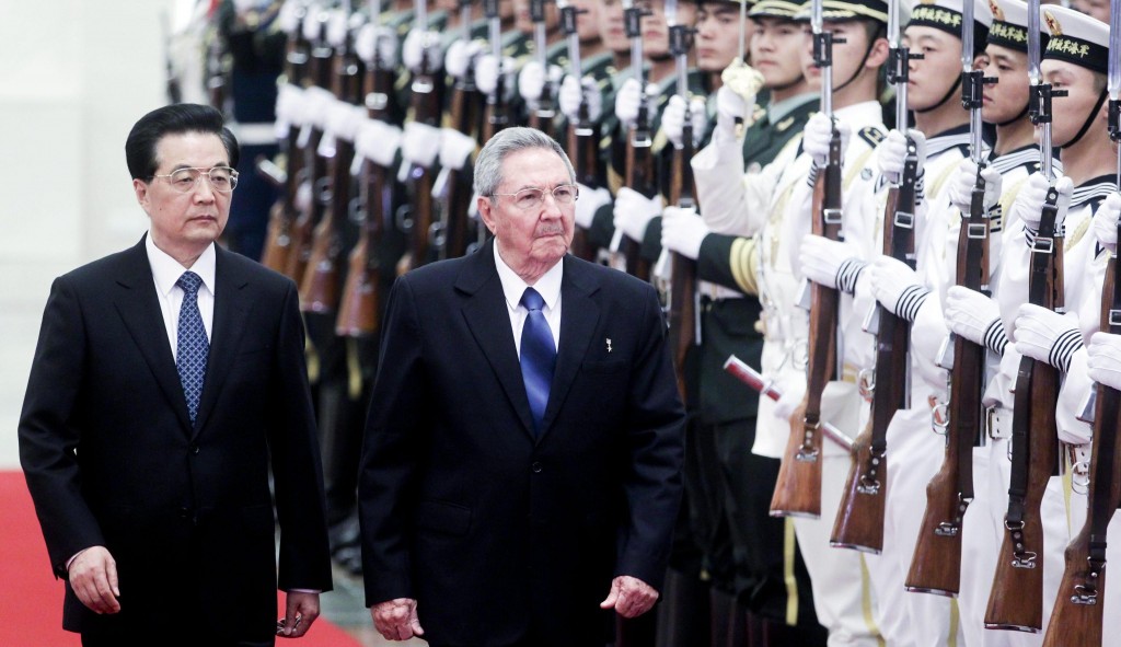 Hu Jintao e Raul Castro a Pechino