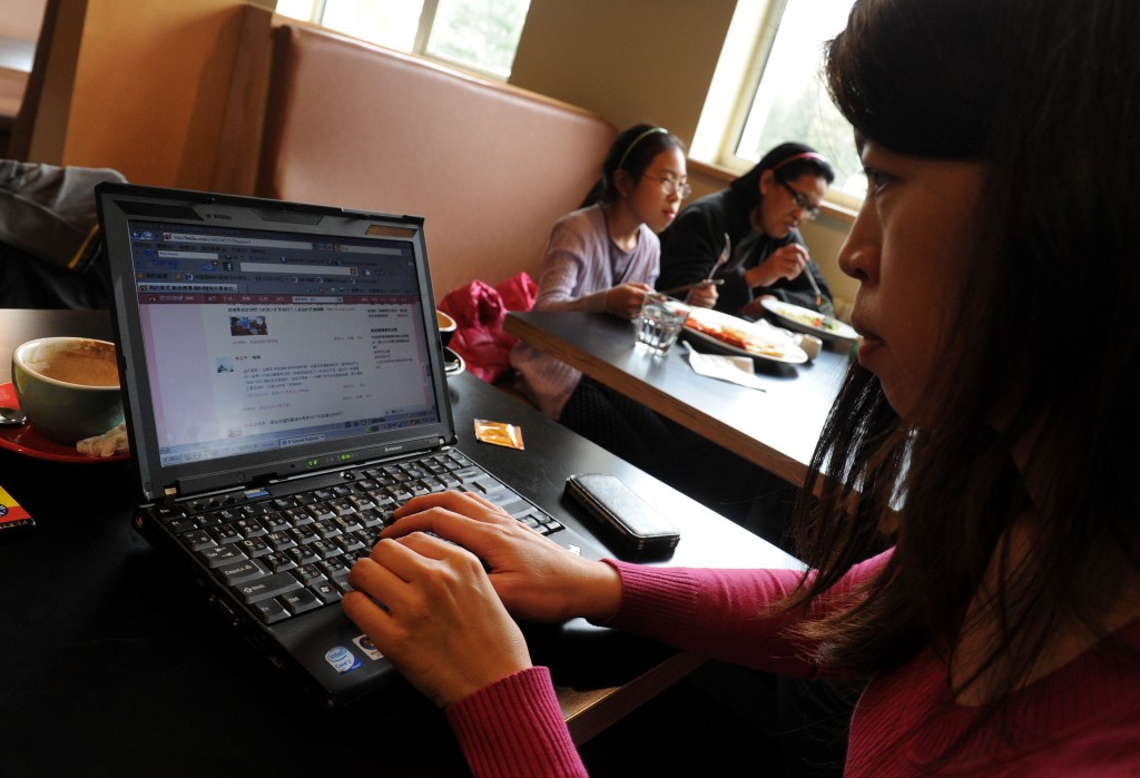 Internet in mobilità da un bar di Pechino