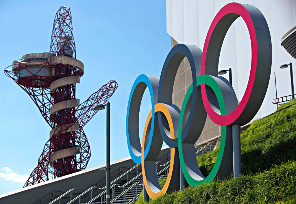 I Cinque Cerchi olimpici a Londra