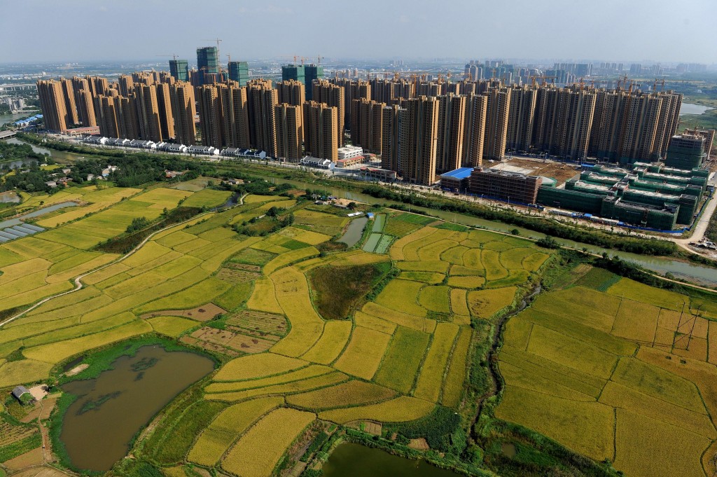 La città che invade la campagna a Hefei