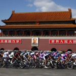 La partenza del Tour di Pechino in piazza Tian’anmen
