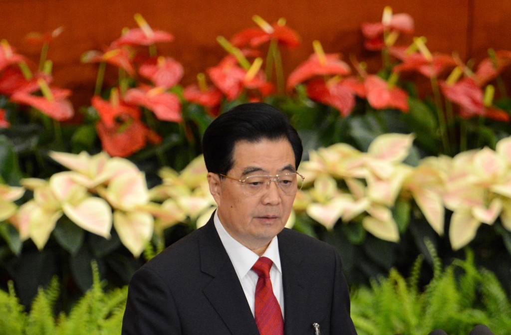 Hu Jintao nel suo discorso inaugurale al Congresso