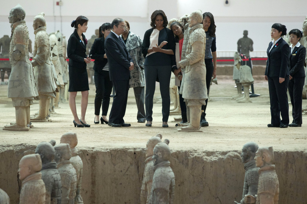 Michelle Obama a Xian